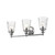 Homeroots Lighting Mae 3-Light Vanity, Chrome Finish