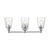 Homeroots Lighting Mae 3-Light Vanity, Chrome Finish