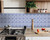 8" X 8" Blue Mia Peel And Stick Removable Tiles