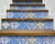 6" X 6" Blue Manna Peel And Stick Removable Tiles