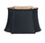 14" Black with Bronze Lining Premium Oblong Shantung Lampshade
