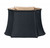 14" Black with Bronze Lining Premium Oblong Shantung Lampshade