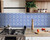 6" X 6" Blue and White Valencia Peel And Stick Tiles - 808230084285
