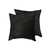 Homeroots Home Decor Black Torino Cowhide Pillow, 18 x 18 x 5 inches, 2 Pack