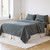 Slate Linen Full Double Flat Sheet