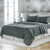 Slate Linen Full Double Flat Sheet