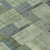 8' Green And Mint Green Round Geometric Washable Indoor Outdoor Area Rug