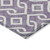 10' X 14' Purple And Ivory Geometric Washable Indoor Outdoor Area Rug