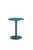 Fun Teal Wood Pedestal End Table