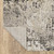 8' X 11' Grey Ivory Beige Charcoal Black Tan And Brown Abstract Power Loom Stain Resistant Area Rug