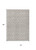 10' X 14' Taupe And Ivory Geometric Washable Indoor Outdoor Area Rug