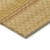 10' X 14' Wheat And Gold Striped Washable Indoor Outdoor Area Rug