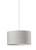 White Fabric Sleek Drum Pendant Lamp
