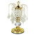 15" Gold Ceramic Bedside Table Lamp