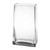 10" Clear Crystal Glass Rectangular Table Vase