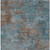 10' X 14' Teal Blue And Brown Abstract Washable Indoor Outdoor Area Rug