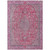 10' X 14' Pink And Lavender Medallion Washable Indoor Outdoor Area Rug