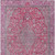 10' X 14' Pink And Lavender Medallion Washable Indoor Outdoor Area Rug