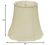 Ivory Monay Shantung Silk Bell Lamp Shade Modern Style