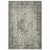 3' X 5' Grey Blue And Teal Oriental Power Loom Stain Resistant Area Rug - 606114587866
