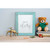 24" x 30" Blue Solid Wood Hanging Picture Frame