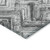 9' X 12' Gray Silver And Ivory Geometric Washable Indoor Outdoor Area Rug