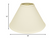Homeroots Lighting 19" Ivory Deep Cone Slanted No Slub Lampshade, Ivory, 19 Inch
