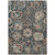 10' X 14' Taupe Blue And Beige Geometric Washable Indoor Outdoor Area Rug