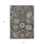 10' X 14' Taupe Blue And Beige Geometric Washable Indoor Outdoor Area Rug