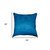 18" Blue Cowhide Throw Pillow