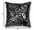 Homeroots Home Decor 18 X 18 X 5 Inches Black and Silver Torino Kobe Cowhide Pillow
