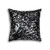 Homeroots Home Decor 18 X 18 X 5 Inches Black and Silver Torino Kobe Cowhide Pillow