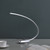 16” Silver Tube Nickel Table Lamp - 606114543985