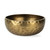 Homeroots Home Decor Antiqued Gold Hammered Artisan Low Bowl, Gold Finish
