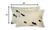 Homeroots Home Decor 12 X 20 X 5 Inches White and Black Cowhide Pillow 2 Pack