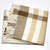 Plush Multi Beige Plaid Throw Blanket with Tassels - 606114636137