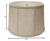 Cream Linen Drum Lamp Shade
