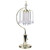 27" Gold Metal Chandelier Faux Crystal Table Lamp