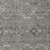 5' X 8' Pewter Floral Washable Indoor Outdoor Area Rug