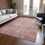 5' X 8' Blush And Pink Abstract Washable Indoor Outdoor Area Rug