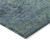 5' X 8' Blue Abstract Washable Indoor Outdoor Area Rug