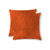 Homeroots Home Decor 18 X 18 X 5 Inches Orange Cowhide Pillow 2 Pack