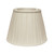 White Linen Pleated Empire Lamp Shade
