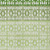 5' X 8' Green Sage And Ivory Geometric Washable Indoor Outdoor Area Rug