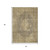 5' X 8' Brown And Beige Medallion Washable Indoor Outdoor Area Rug
