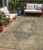 5' X 8' Charcoal And Beige Medallion Washable Indoor Outdoor Area Rug