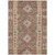 5' X 8' Brown Geometric Washable Indoor Outdoor Area Rug