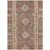 5' X 8' Brown Geometric Washable Indoor Outdoor Area Rug