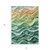 3' X 5' Teal Blue Abstract Washable Indoor Outdoor Area Rug
