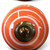 1.5" X 1.5" X 1.5" Bronze White And Orange Knobs 8 Pack - 614486198153